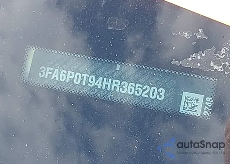 2017 Ford Fusion Se from USA, damaged, VIN 3FA6P0T94HR365203